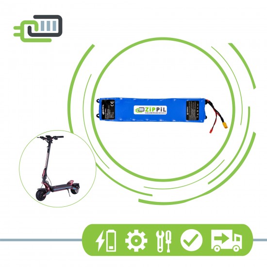 Mukuta 9 Scooter Güçlendirilmiş Batarya