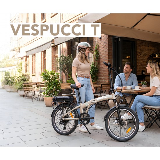 Mondial Vespucci T 250W 36V 7,8Ah 25 Km/h Bej