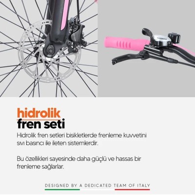 Strada E-Sis 250W 36V 10,4Ah 25 Km/h Pink