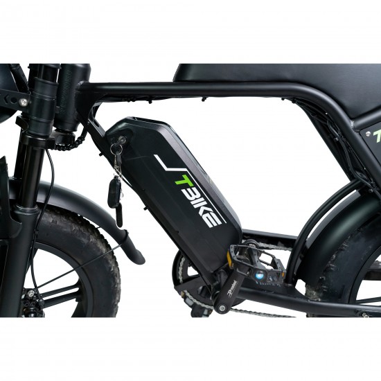 T-Bike V8 Pro 250W 48V 15Ah 25 Km/h Siyah
