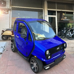 LUQI EV400 M1 Elektrikli Araba L6 72V 160Ah Lityum Uzun Menzil Mavi