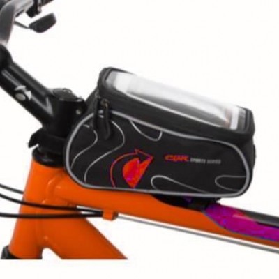 TEX Xbyc 842 Bisiklet Kadro Üstü Çanta Telefon Gözlü Kırmızı