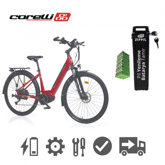 Corelli Elektrikli Bisiklet Batarya Tamir Pil Yenileme