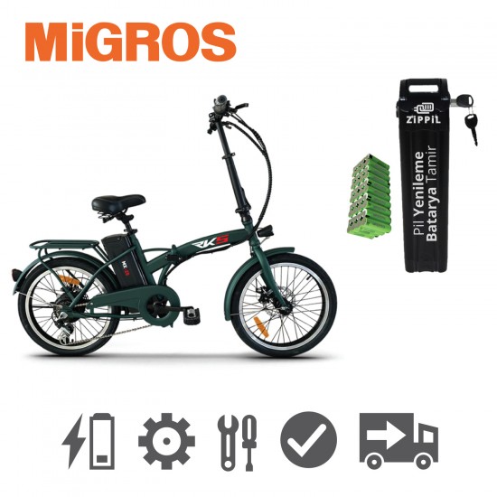Migros Elektrikli Bisiklet Batarya Tamir Pil Yenileme