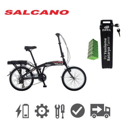 Salcano Elektrikli Bisiklet Batarya Tamir Pil Yenileme