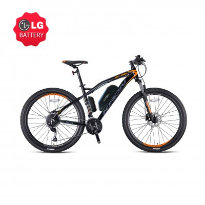 Cadenza E-Bike 1000W 48V16Ah LG XC300 27,5 Hidrolik Mat Siyah Turuncu Füme