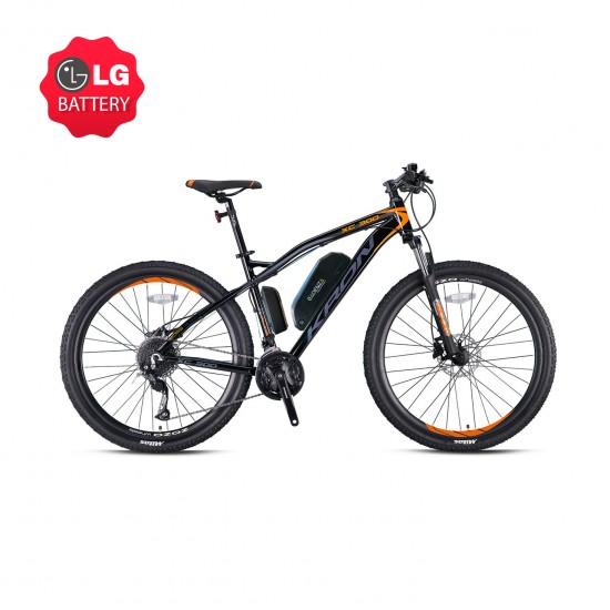 Cadenza E-Bike 1000W 48V16Ah LG XC300 27,5 Hidrolik Mat Siyah Turuncu Füme"