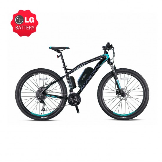 Cadenza E-Bike 1000W 48V16Ah LG XC300 27,5 Hidrolik Mat Siyah Yeşil Füme