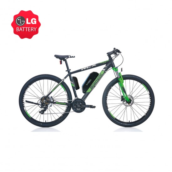 Cadenza E-Bike 1000W 48V16Ah LG RCX 427 27,5 Hidrolik Mat Siyah Yeşil Beyaz